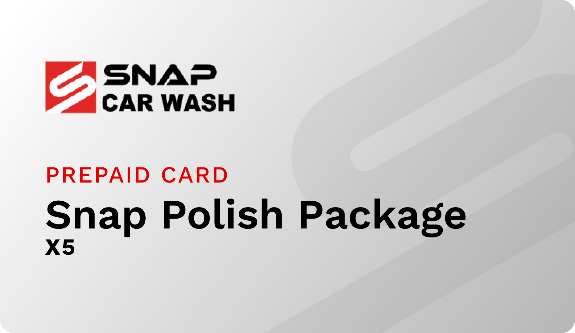 Car Snap Code Prepaid – Snap Car Wash